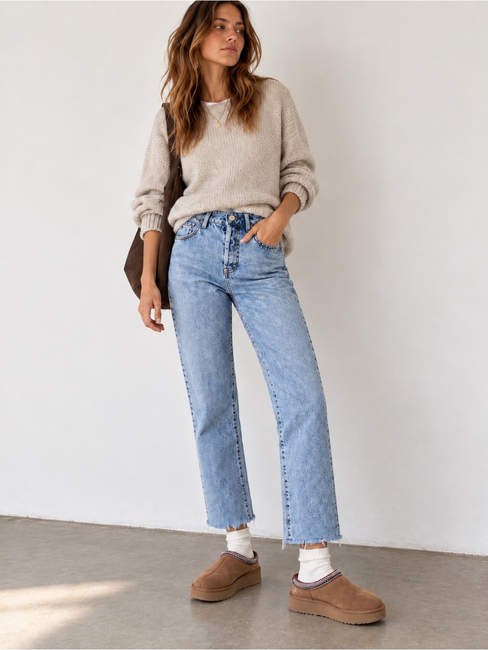 PacSun High Rise Straight Leg Jeans Size 24 Light Wash Raw Hem